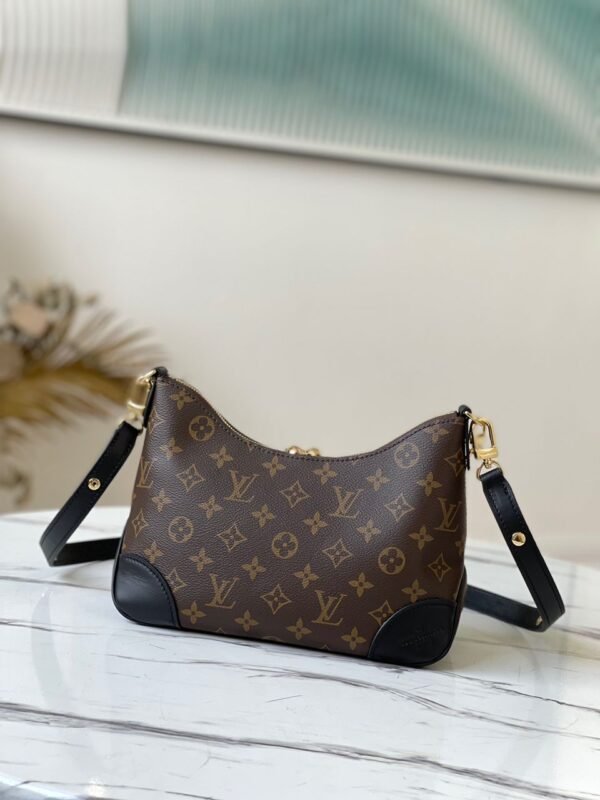 LV Boulogne Monogram Canvas Black For Women,  Shoulder Bags 11.4in/29cm LV M45831 - Image 2