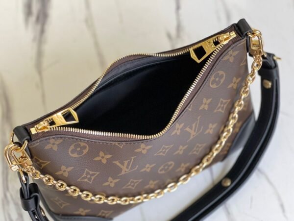 LV Boulogne Monogram Canvas Black For Women,  Shoulder Bags 11.4in/29cm LV M45831 - Image 8