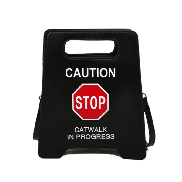 Crossbody Bag Creative Caution Letters Sign 2024 - Image 8