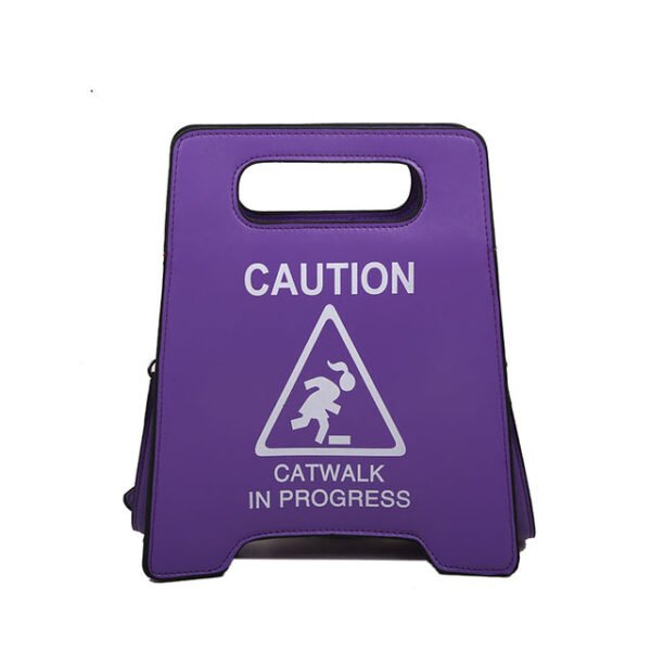 Crossbody Bag Creative Caution Letters Sign 2024 - Image 10