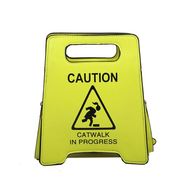 Crossbody Bag Creative Caution Letters Sign 2024 - Image 11