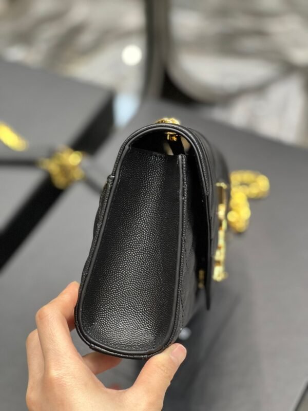 YSSL Small Bag Black In Mix Matelasse For Women 8.2in/21cm YSL 600195BOW911000 - Image 5