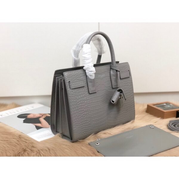 YSSL Sac De Jour Small In-Gray For Women 12.5in/32cm YSL - Image 4