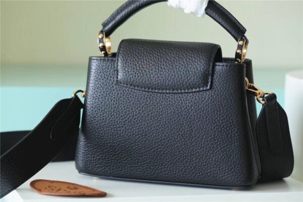 LV Capucines BB Taurillon Black For Women,  Shoulder And Crossbody Bags 21cm/8.3in LV - Image 7