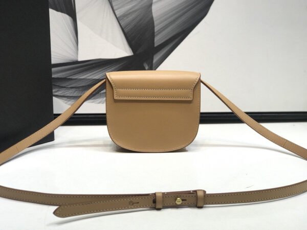 YSSL Kaia Small Satchel Brown For Women 7.2in/18.5cm YSL 619740BWR6W2725 - Image 4