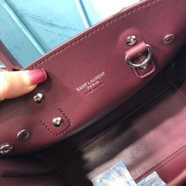 YSSL Sac De Jour Nano Burgundy For Women 8.6in/22cm YSL - Image 5