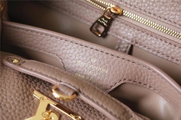 LV Capucines BB Taurillon Light Brown For Women,  Shoulder And Crossbody Bags 26cm/10.6in LV - Image 3