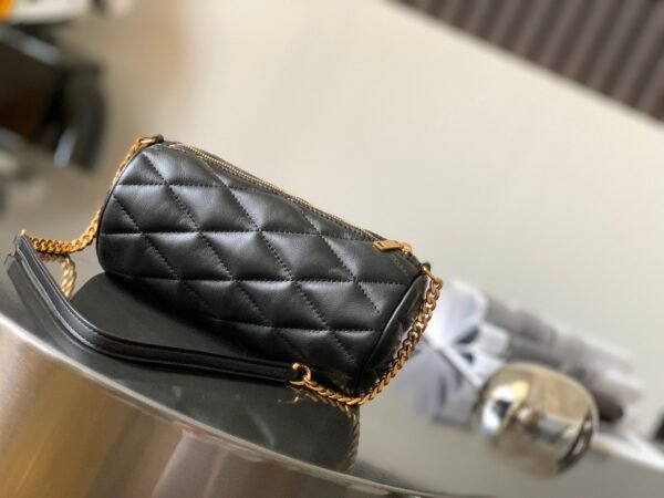 YSSL Sade Mini Tube Bag For Women 7.9in/20cm Black YSL 699703AAAJU1000 - Image 4