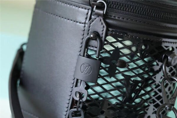 LV Cannes Monogram Lace Black For Women, Women's Bags, Shoulder And Crossbody Bags 6.7in/17cm LV M20363 - Image 5