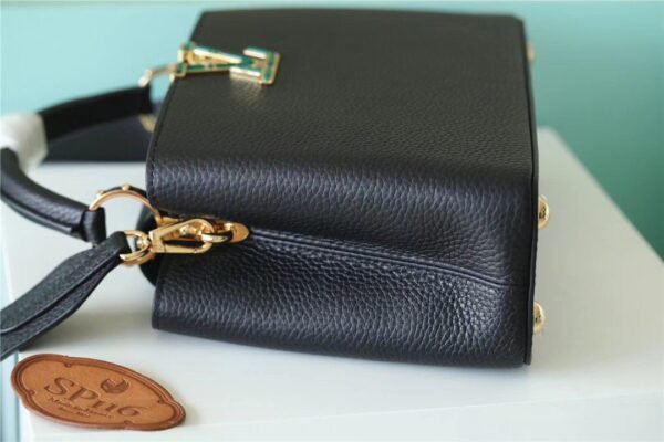 LV Capucines BB Taurillon Black For Women,  Shoulder And Crossbody Bags 26cm/10.6in LV - Image 5