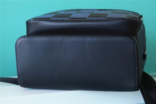 LV Campus Backpack Damier Infini 3D Navy Blue / Black For Men, Bags 39cm LV N50021 - Image 3