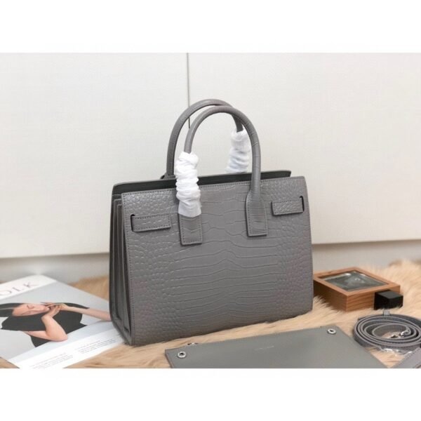 YSSL Sac De Jour Small In-Gray For Women 12.5in/32cm YSL - Image 6