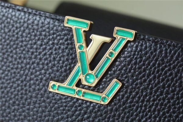 LV Capucines BB Taurillon Black For Women,  Shoulder And Crossbody Bags 26cm/10.6in LV - Image 9