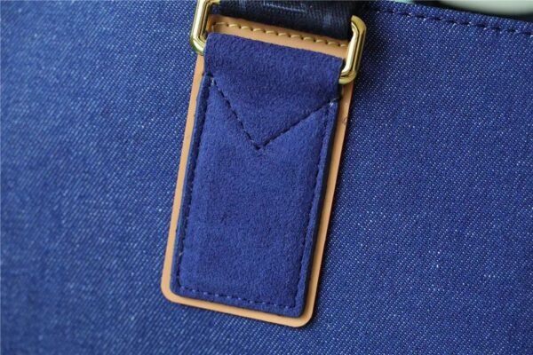 LV Cabas PM Plan Soleil Denim Canvas Blue For Women, WoHandbags 11.8in/30cm LV M94144 - Image 5