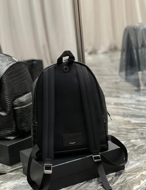 YSSL City Backpack Black For Women, Women’s Bags 16.1in/41cm YSL 534967DZE2F1000 - Image 8