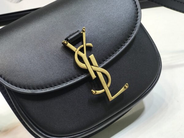 YSSL Kaia Small Satchel Black For Women 7.2in/18.5cm YSL 619740BWR0W1000 - Image 3