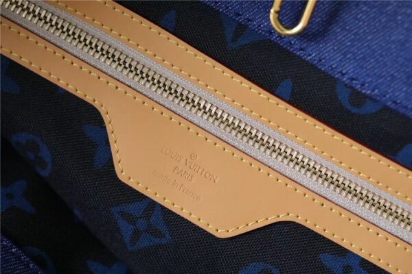 LV Cabas PM Plan Soleil Denim Canvas Blue For Women, WoHandbags 11.8in/30cm LV M94144 - Image 2