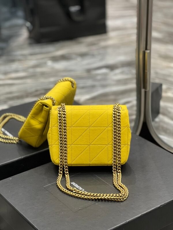 YSSL Jamie Mini Chain Bag Yellow For Women, Women’s Bags 6.9in/17.5cm YSL - Image 7