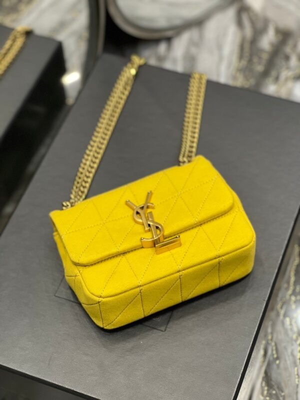 YSSL Jamie Mini Chain Bag Yellow For Women, Women’s Bags 6.9in/17.5cm YSL - Image 9