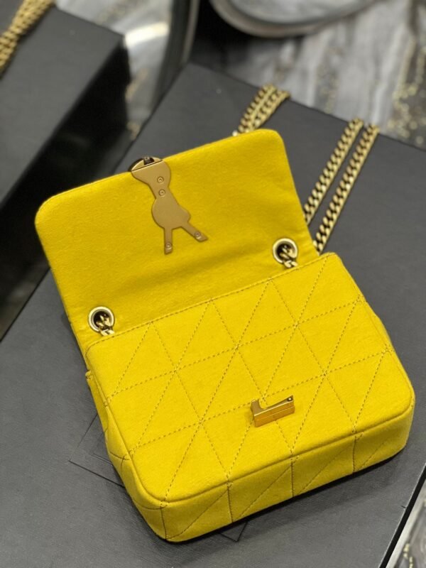 YSSL Jamie Mini Chain Bag Yellow For Women, Women’s Bags 6.9in/17.5cm YSL - Image 3