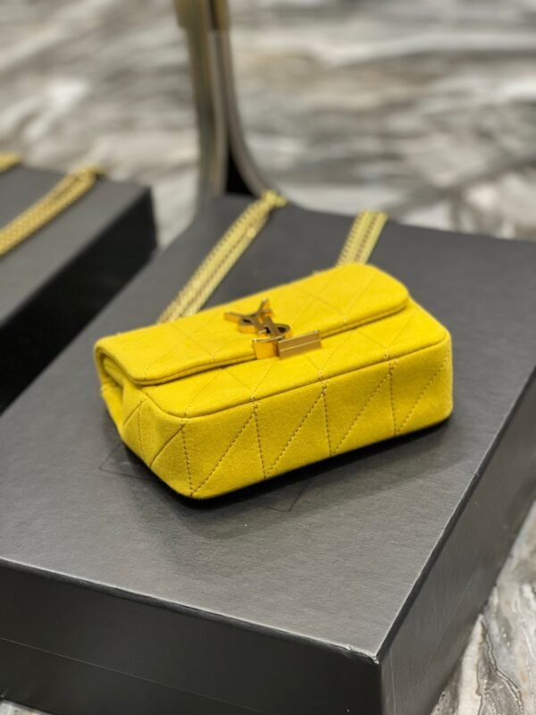YSSL Jamie Mini Chain Bag Yellow For Women, Women’s Bags 6.9in/17.5cm YSL - Image 5
